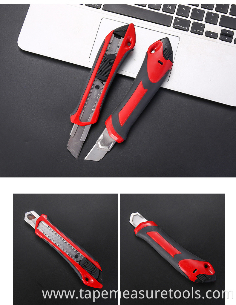 18 mm three blades utility knife